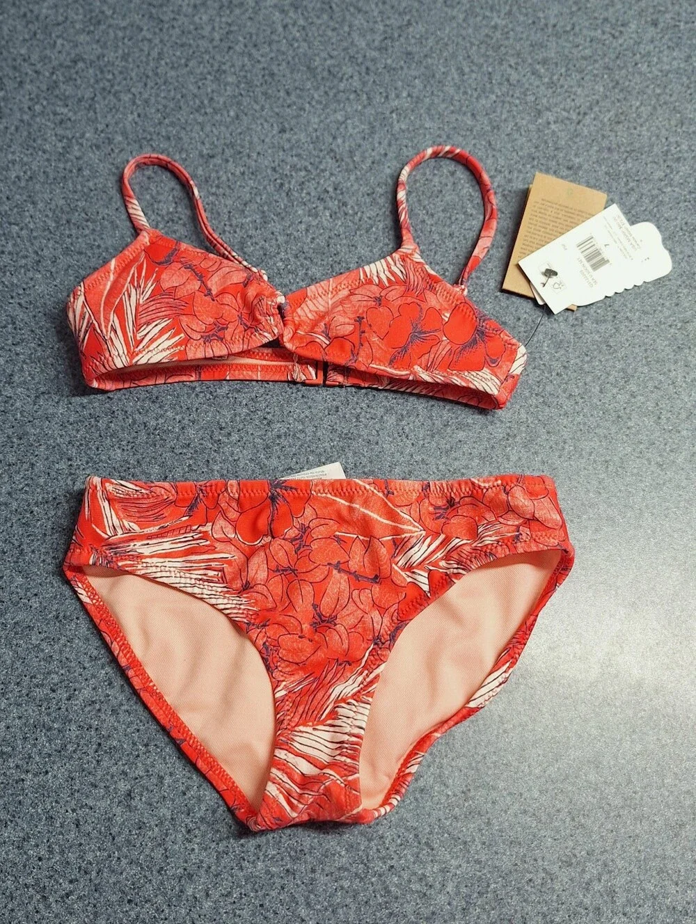 Volcom Sea U Soon Pistol Punch Bikini Set, Size 7, Style#Q3122203, NWT🌞